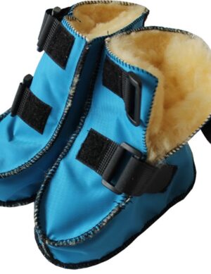 Rehabilitační boty nad kotníky světle modré