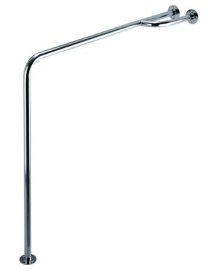 Madlo na zeď a zem zahnuté nerez