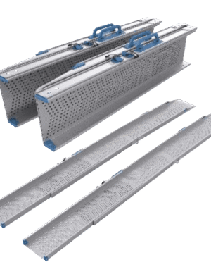 Nájezdy Pondus 280 cm, skládací, teleskopické, trojdílné (2ks)