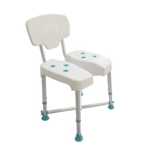 Koupelnová židle s otvorem