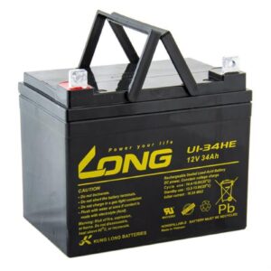 Long 12V 34Ah olověný akumulátor DeepCycle