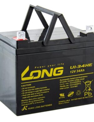 Long 12V 34Ah olověný akumulátor DeepCycle