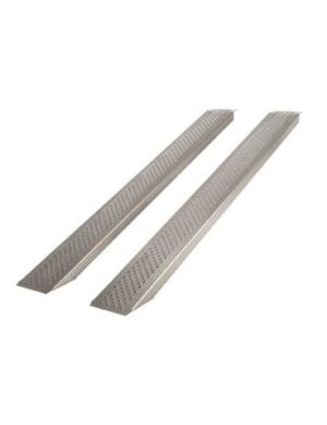 Nájezd hliníkový- rovný 1,5m - pár